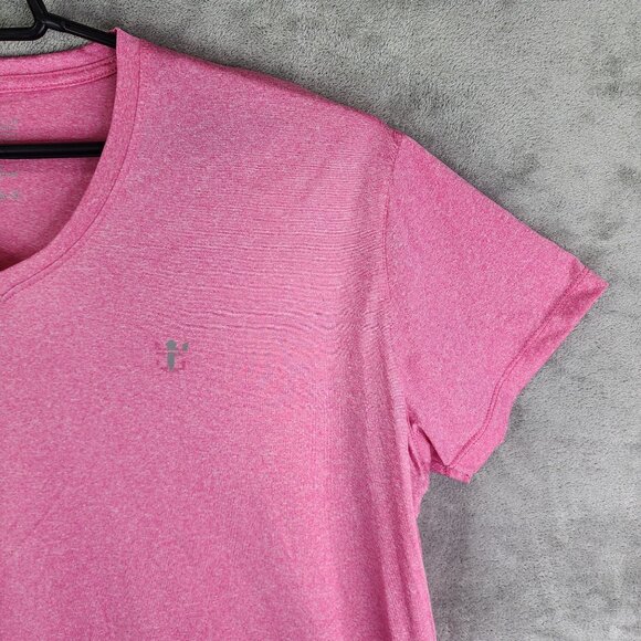 Women's Pink Royal Carribean Shirt V-Neck Short Sleeve 100% Polyester Size 3XL - Picture 4 of 10